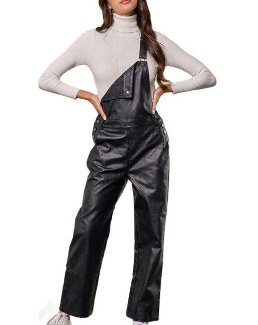 PU Leather Overall